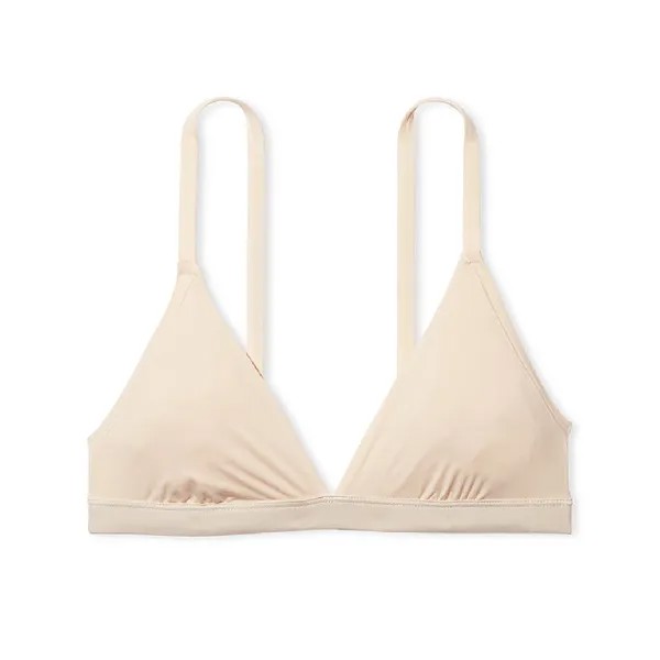 Бюстгальтер Victoria's Secret Pink Base Stretch Triangle, кремовый