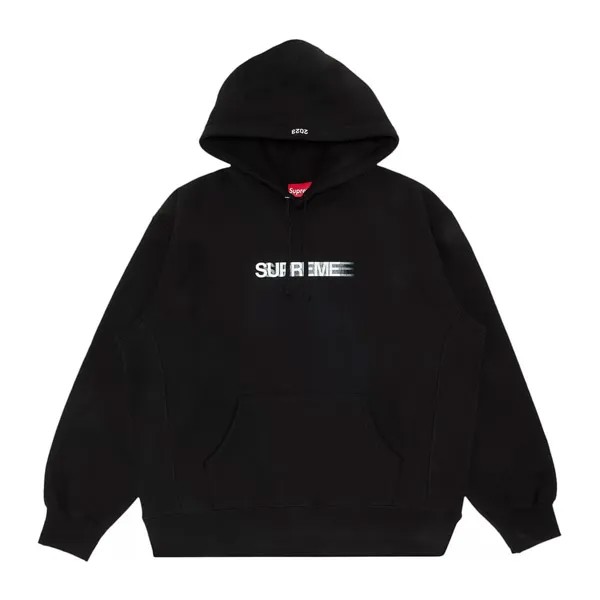 Толстовка Supreme Motion Logo Hooded, чёрный