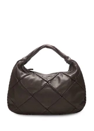 Bottega Veneta Pre-Owned стеганая сумка-хобо