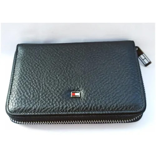 Кожаный клатч портмоне Tommy Hilfiger compact
