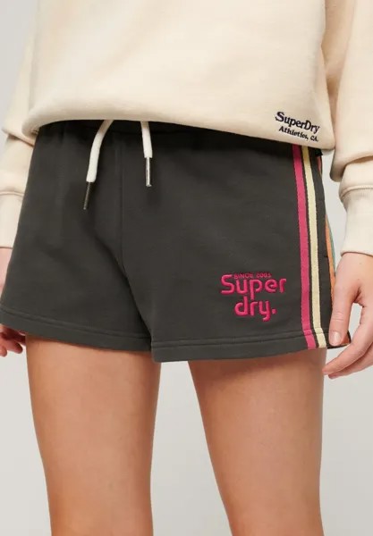 Шорты RAINBOW SIDE STRIPE LOGO Superdry, черный