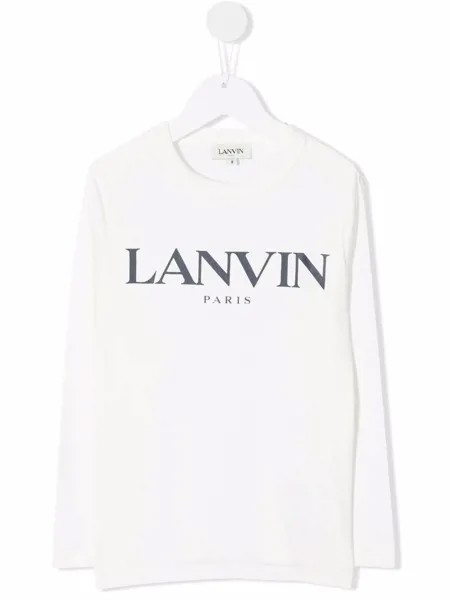 LANVIN Enfant футболка с логотипом