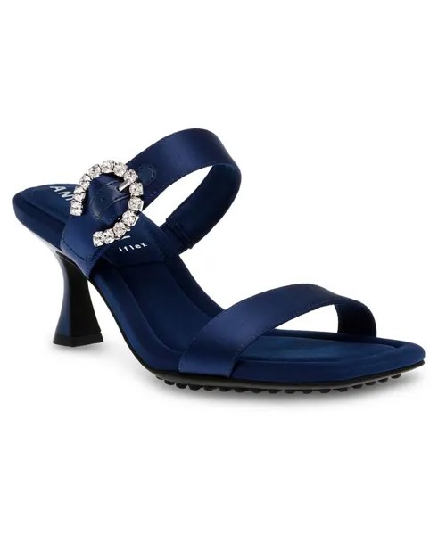 Женские классические сандалии Josie с квадратным носком Anne Klein, синий