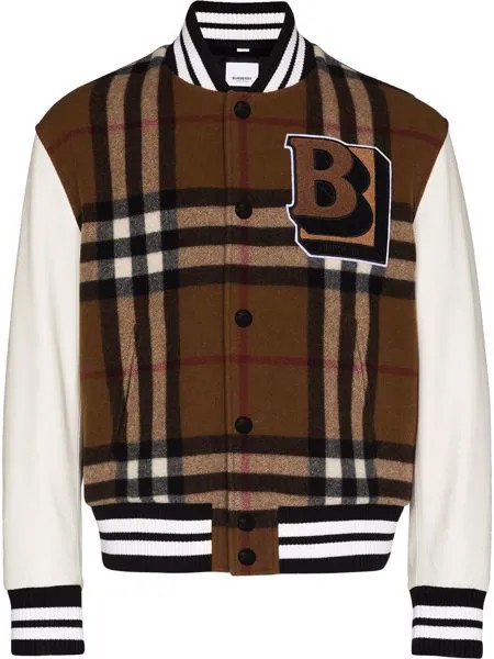 Burberry бомбер в клетку