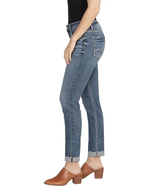 Джинсы Silver Jeans Co. Boyfriend Mid-Rise Slim Leg Jeans L27170ECF378, индиго