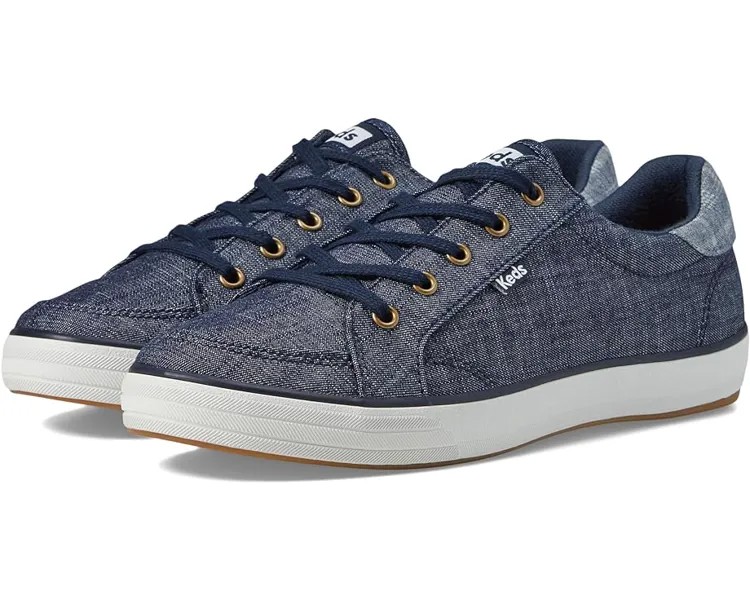 Кроссовки Keds Center III Lace Up, цвет Navy Denim Plaid