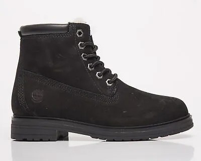 Timberland Hannover Hill 6 дюймов водонепроницаемые полусапоги женские черные нубук