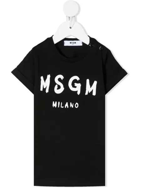 MSGM Kids футболка с логотипом