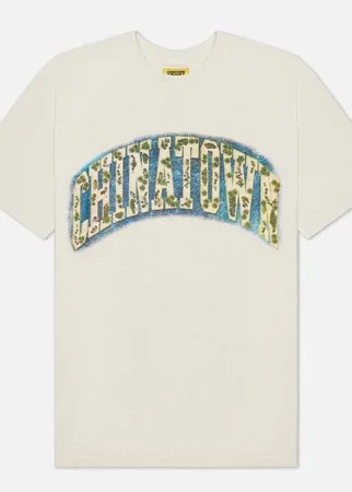 Мужская футболка Chinatown Market Chinatown Arc Island, цвет бежевый, размер XXL