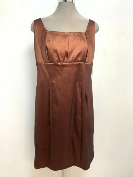 Calvin Klein NewWT Элегантное платье без рукавов CAPPUCCINO из тафты, большие размеры 14W