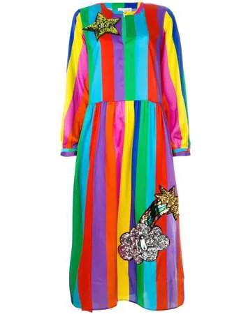 Mira Mikati платье макси в полоску