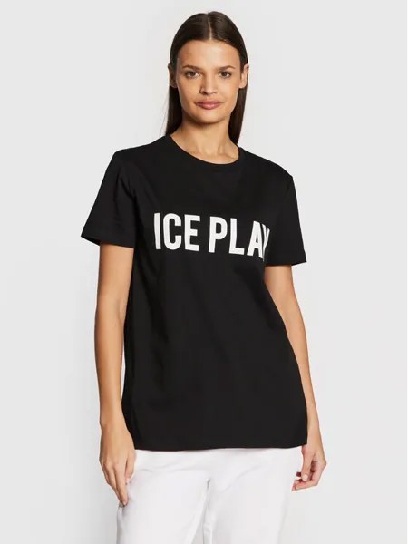 Футболка свободного кроя Ice Play, черный