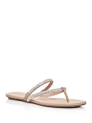 Женские бежевые сандалии SCHUTZ с ремешком на пятке Marileide Square Toe Slip On Thong 6 B