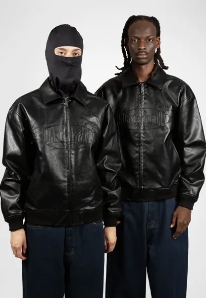 Куртка из искусственной кожи BOILER RESET VARSITY JACKET UNISEX Wasted Paris, черный