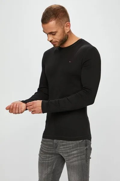 Лонгслив DM0DM04409 Tommy Jeans, черный