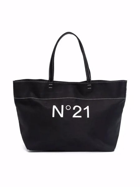 Nº21 Kids сумка-шопер с логотипом