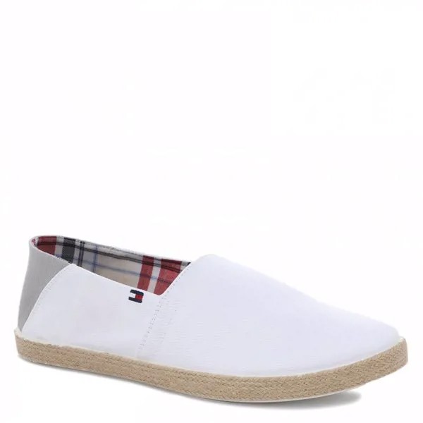 Мужские эспадрильи TOMMY HILFIGER EASY SUMMER SLIP ON FM0FM00569 цв. белый 41 EU