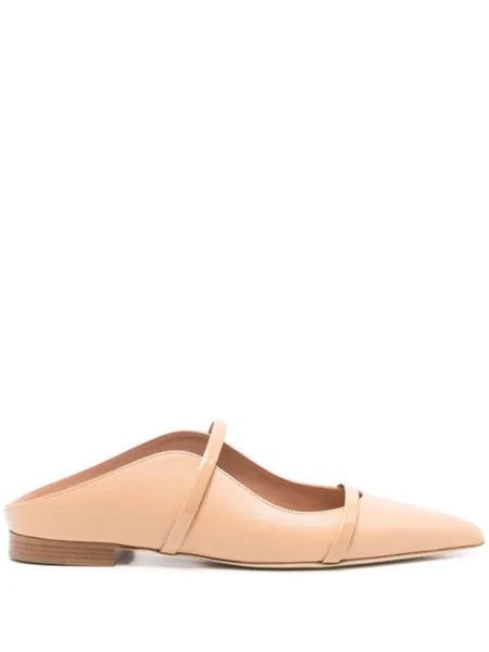 Malone Souliers мюли Maureen на плоской подошве, нейтральный цвет