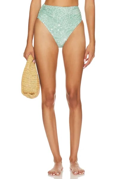 Плавки Tularosa Popi High Waist, цвет Green Tropics