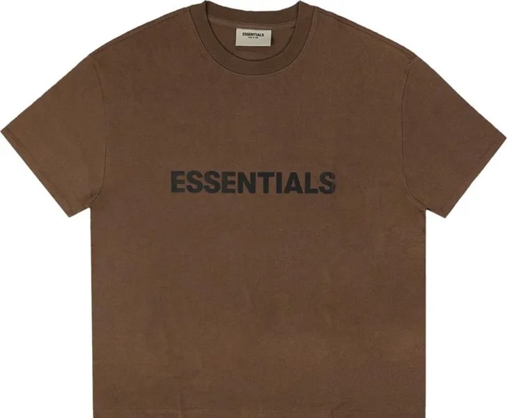 Футболка Fear of God Essentials x SSENSE T-Shirt 'Rain Drum', коричневый