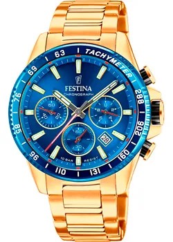 Fashion наручные  мужские часы Festina F20634.3. Коллекция Timeless Chronograph