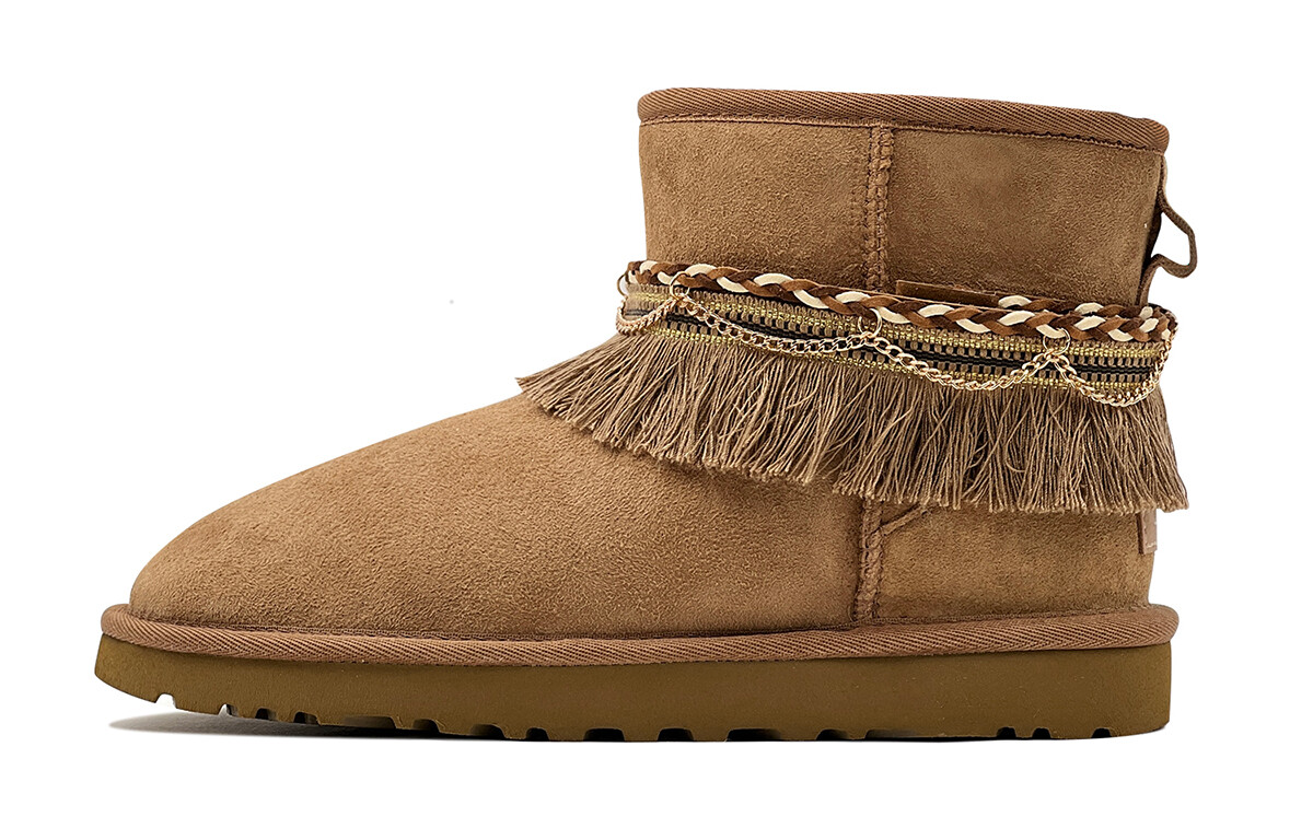 CLASSIC MINI Зимние ботинки женские бежевые Ugg