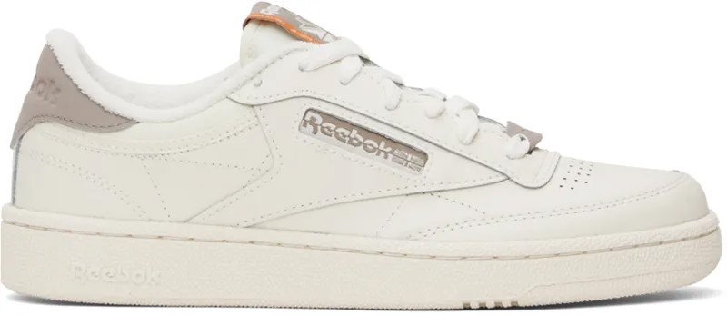 Кремового цвета кроссовки Club C 85 Reebok Classics