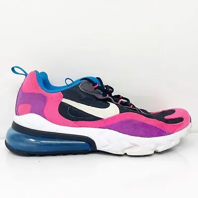 Nike Boys Air Max 270 React BQ0101-001 Разноцветные баскетбольные кроссовки Кроссовки 7Y