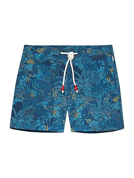 Плавки-шорты с принтом Club Tropicana II Standard Tropic Nightfall Orlebar Brown, цвет night iris