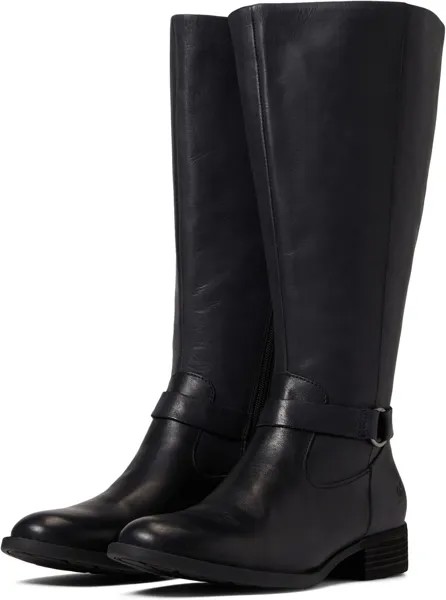 Ботинки Born Saddler - Wide Calf, цвет Black Full Grain Leather