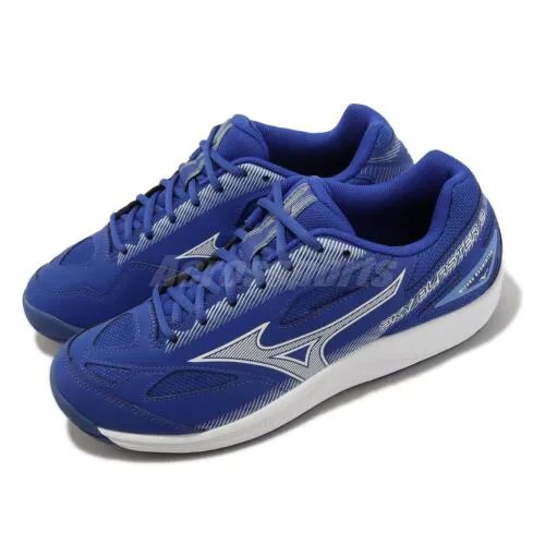 Спортивная обувь для бадминтона Mizuno Sky Blaster 3 Wide Blue White 71GA2345-26