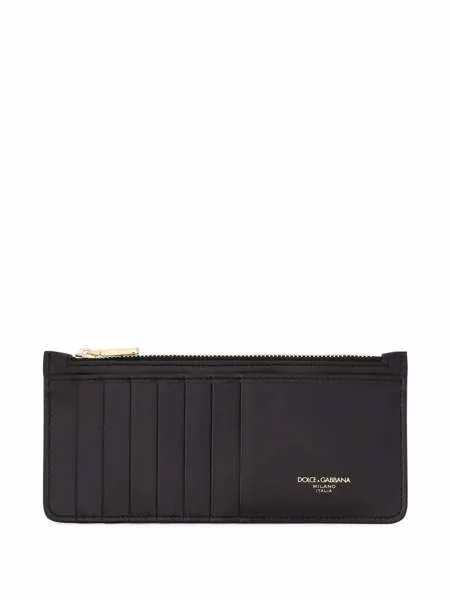 Dolce & Gabbana кошелек на молнии с логотипом