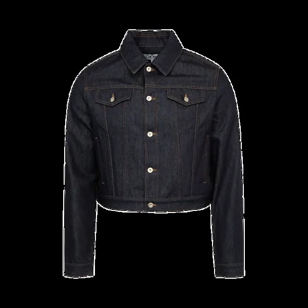 Спортивная куртка Loewe Fitted 'Raw Denim', синий