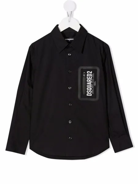 Dsquared2 Kids рубашка с логотипом