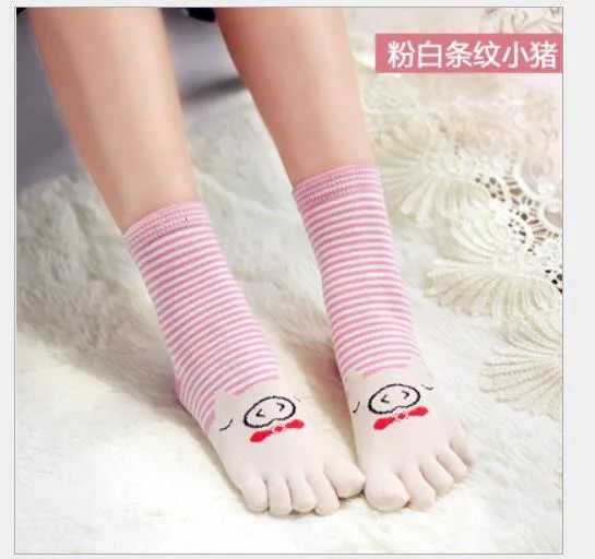 30 пар/лот! Популярные носки с пятью пальцами, модные женские носки с картонной коробкой, оптовая продажа