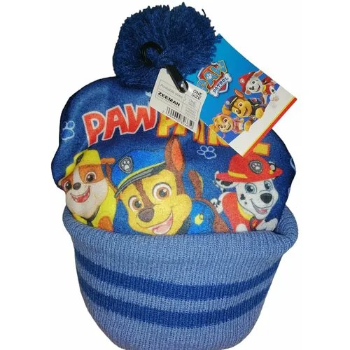 Шапка демисезонная, размер 4-6 лет, синий