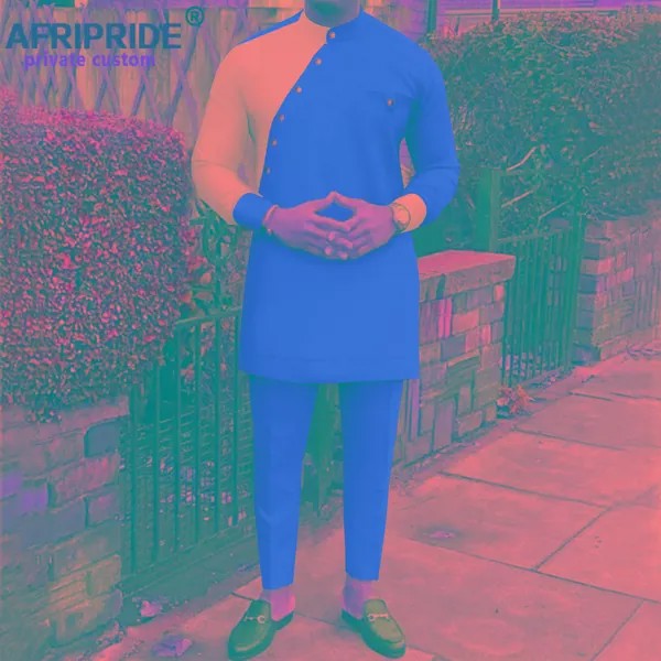 Bazin богатая африканская одежда для мужчин, однобортная куртка и искусственная кожа, комплект из 2 предметов, племенной спортивный костюм, официальная одежда A2216065