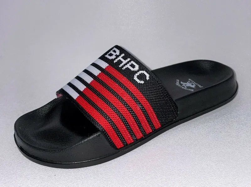 Мужские сандалии Beverly Hills Polo Club AGOSTO Black/Red/White-072 BP921510 Slide