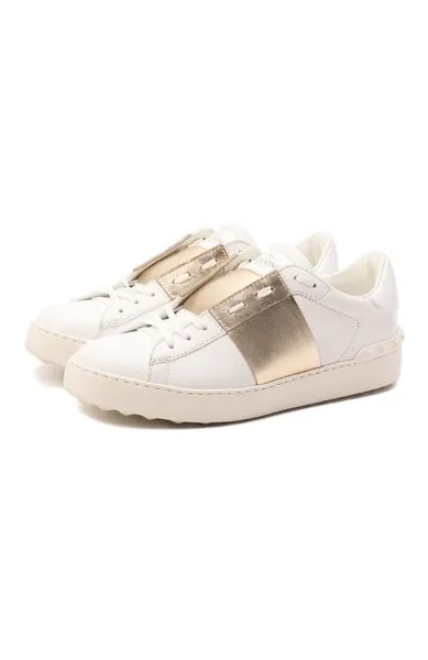 Кожаные кеды Open Valentino