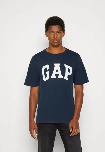 Футболка с принтом Everyday Basic Logo GAP, цвет tapestry navy