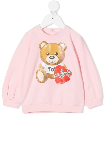 Moschino Kids толстовка с принтом Teddy Bear