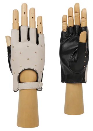 Митенки мужские FABRETTI F39-9.1 бежевые/черные, р.7.5