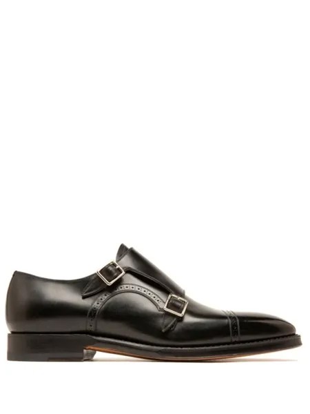 Монки Bally Scribe Novo с застежкой-пряжкой, черный