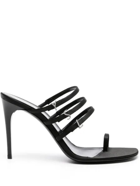 Saint Laurent мюли Jerry 95, черный
