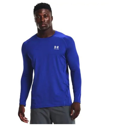 Компресионный лонгслив Under Armour UA HG Fitted LS Blue (XL)