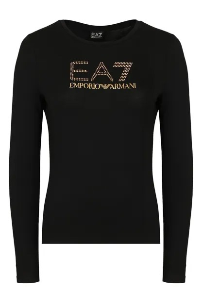 Лонгслив женский EA7 134672 черный XS