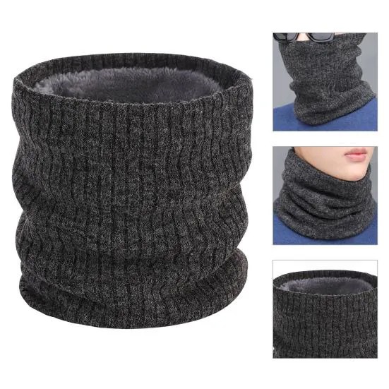 Теплый зимний шарф Практичный антиусадочный эластичный эластичный вязание унисекс