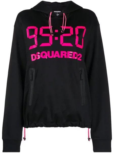 Dsquared2 худи с логотипом и кулиской