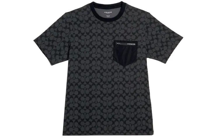 ТРЕНЕРА Мужская футболка COACH, цвет Black