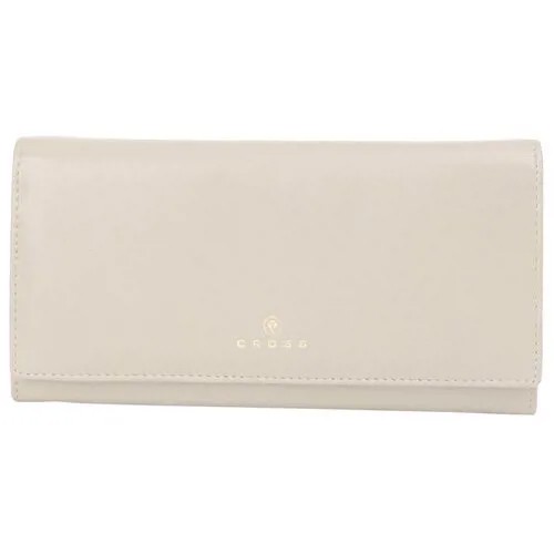 Кошелёк Cross Monaco, кожа наппа, бежевый, 20x11x2,5 см